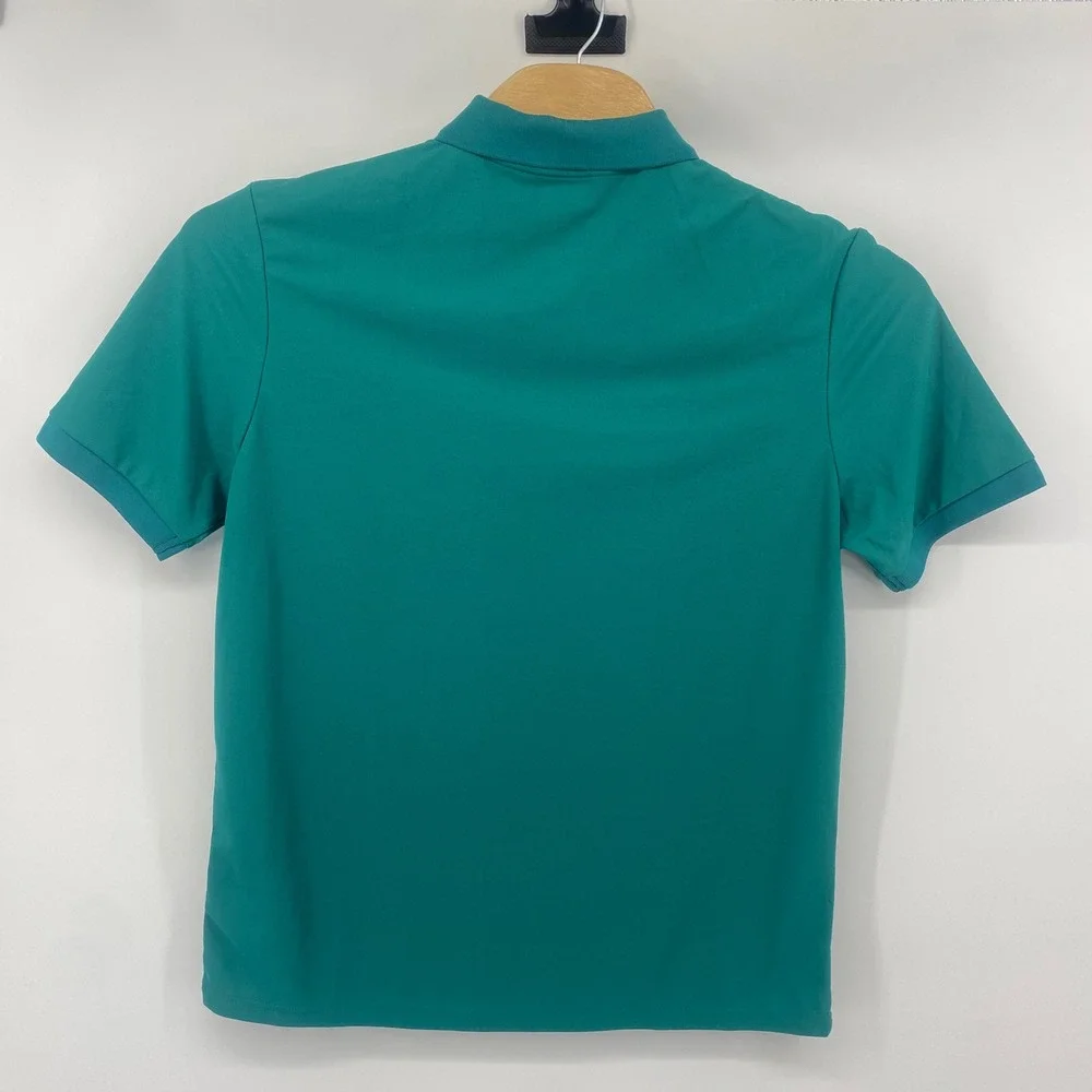 Aston Martin Polo Shirt Mens XL Teal Green Short‎ Sleeve AML23KPO01XL NWT Logo